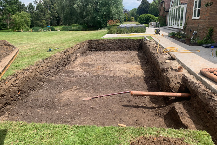 Spa bases by Landcare Trees and Fencing